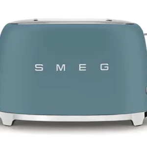 Finale Aktion Smeg TSF01SBMEU 2-Scheiben-Toaster Storm Blue Matt